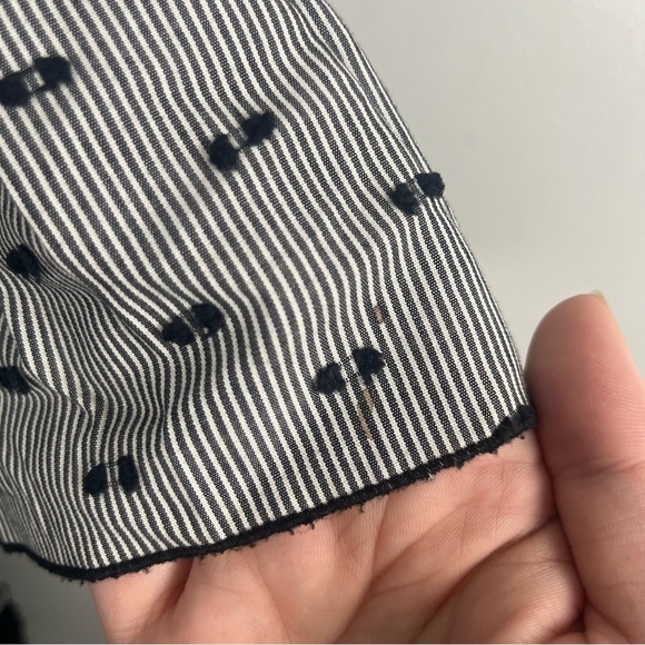 Kobi Halperin Joan Womens Shift Mini Casual Dress, Black/White size medium - Picture 8 of 9